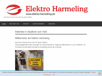 elektro-harmeling.de Webseite Vorschau