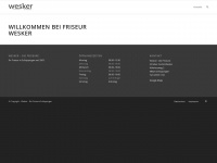 friseur-wesker.de Webseite Vorschau