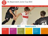 tsv-juniorcup.de Webseite Vorschau