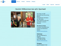 adissportwelt.de Webseite Vorschau