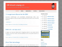 vfb-schach-leipzig.de Webseite Vorschau
