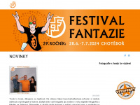 festivalfantazie.cz Webseite Vorschau