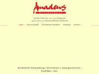 musikschule-amadeus.de Webseite Vorschau