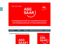 asg.spd-saar.de Webseite Vorschau