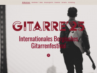 bergisches-gitarrenfestival.de Webseite Vorschau