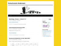 schachverein-anderssen.de Webseite Vorschau
