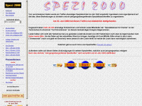 spezi2000.de Webseite Vorschau