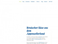 urnaescherkaese.ch Webseite Vorschau