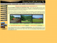 sauerlandbahnen.de Webseite Vorschau