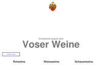 voser-weine.ch Webseite Vorschau
