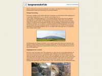 bergmannsdorf.de Webseite Vorschau