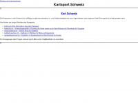 kartbahn.ch Webseite Vorschau
