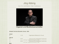 joergabbing.de Webseite Vorschau