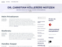 koellerer.net Webseite Vorschau