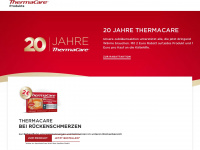 thermacare.de Webseite Vorschau