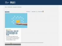 rz.ruhr-uni-bochum.de Webseite Vorschau