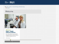 biologie.ruhr-uni-bochum.de Webseite Vorschau