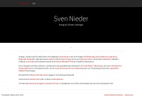 sven-nieder.de Webseite Vorschau