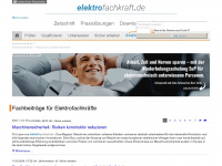 elektrofachkraft.de Webseite Vorschau