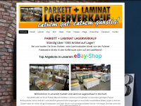 parkett-laminat-lagerverkauf.de Webseite Vorschau