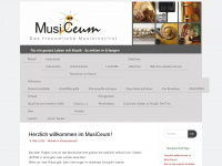 musiceum.de Webseite Vorschau