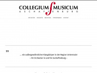 collegium-musicum-ab.de Webseite Vorschau