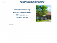 fewo-marlene.de Webseite Vorschau