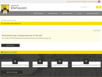 elixhausen.at Webseite Vorschau