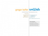 gregorkofler.com Webseite Vorschau