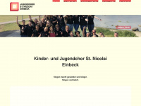 jugendchor-st-nicolai.de Webseite Vorschau