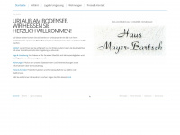 haus-mayer-bartsch.de Webseite Vorschau