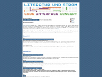 code-interface-concept.de Webseite Vorschau