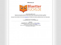 blaetterfuchs.de Webseite Vorschau