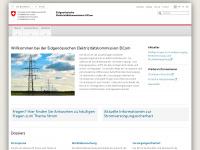elcom.admin.ch Webseite Vorschau
