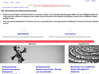 bankingombudsman.ch Webseite Vorschau