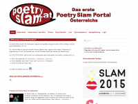 poetryslam.at Webseite Vorschau
