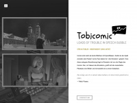 tobicomic.ch Webseite Vorschau