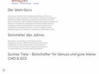 wein-guru.com Webseite Vorschau