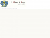 d-maeurer.de Webseite Vorschau