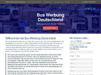 buswerbung-deutschland.de Webseite Vorschau