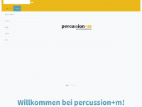 percussionundm.de Webseite Vorschau