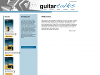 guitartalks.ch Webseite Vorschau