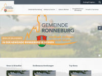 ronneburg.eu Webseite Vorschau