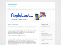 applelust.com Webseite Vorschau
