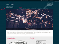musikrat.ch Webseite Vorschau