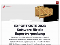 exportkiste.de Webseite Vorschau
