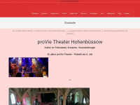 provie-theater.de Webseite Vorschau