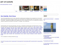 artofeurope.com Webseite Vorschau