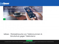 tellows.ch Webseite Vorschau