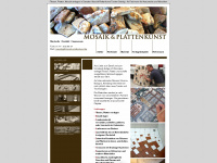 mosaik-plattenkunst.de Webseite Vorschau
